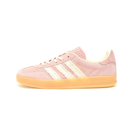 Adidas Originals Gazelle Indoor ¨C Light Pink Ruffle / White Gum Suede Low-Top Sneakers