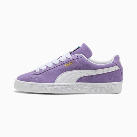 PUMA Suede XL Lavender Purple-White-Gold puma shoes for men  womens shoes  roma shoes
