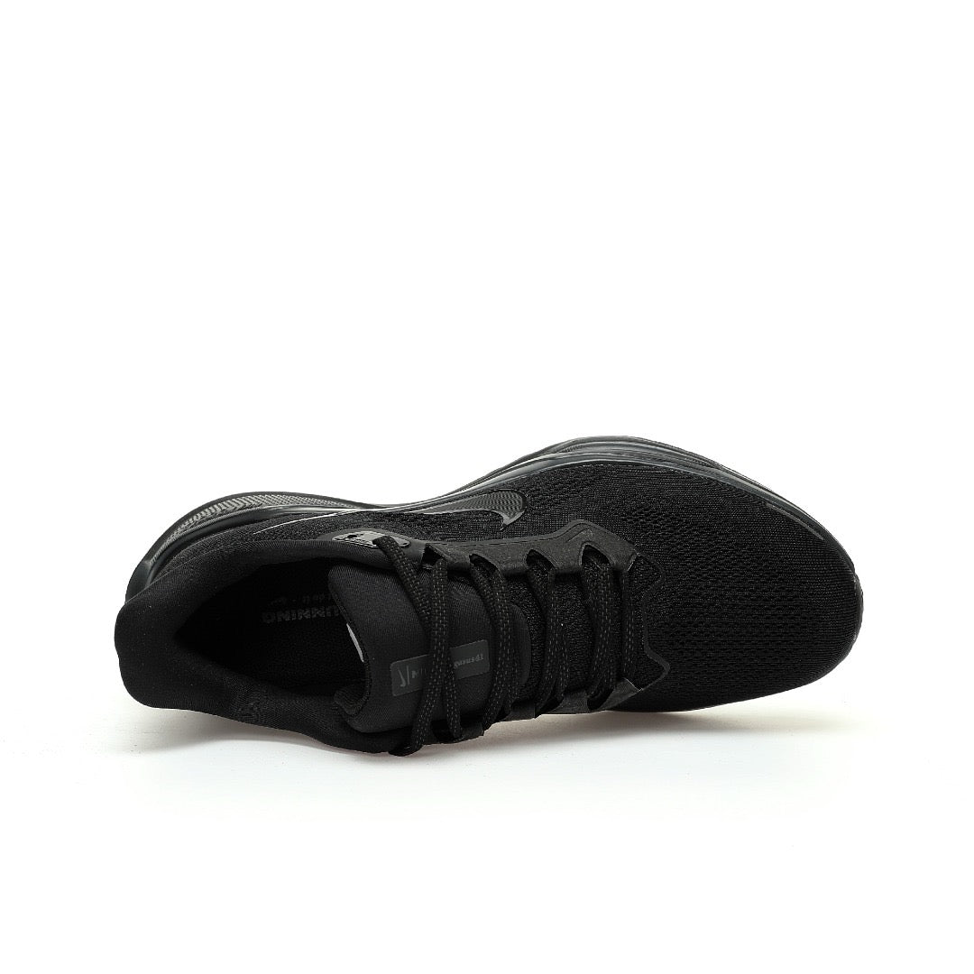 Nike Air Zoom Pegasus ¨C All-Black Mesh Athletic Running Sneakers
