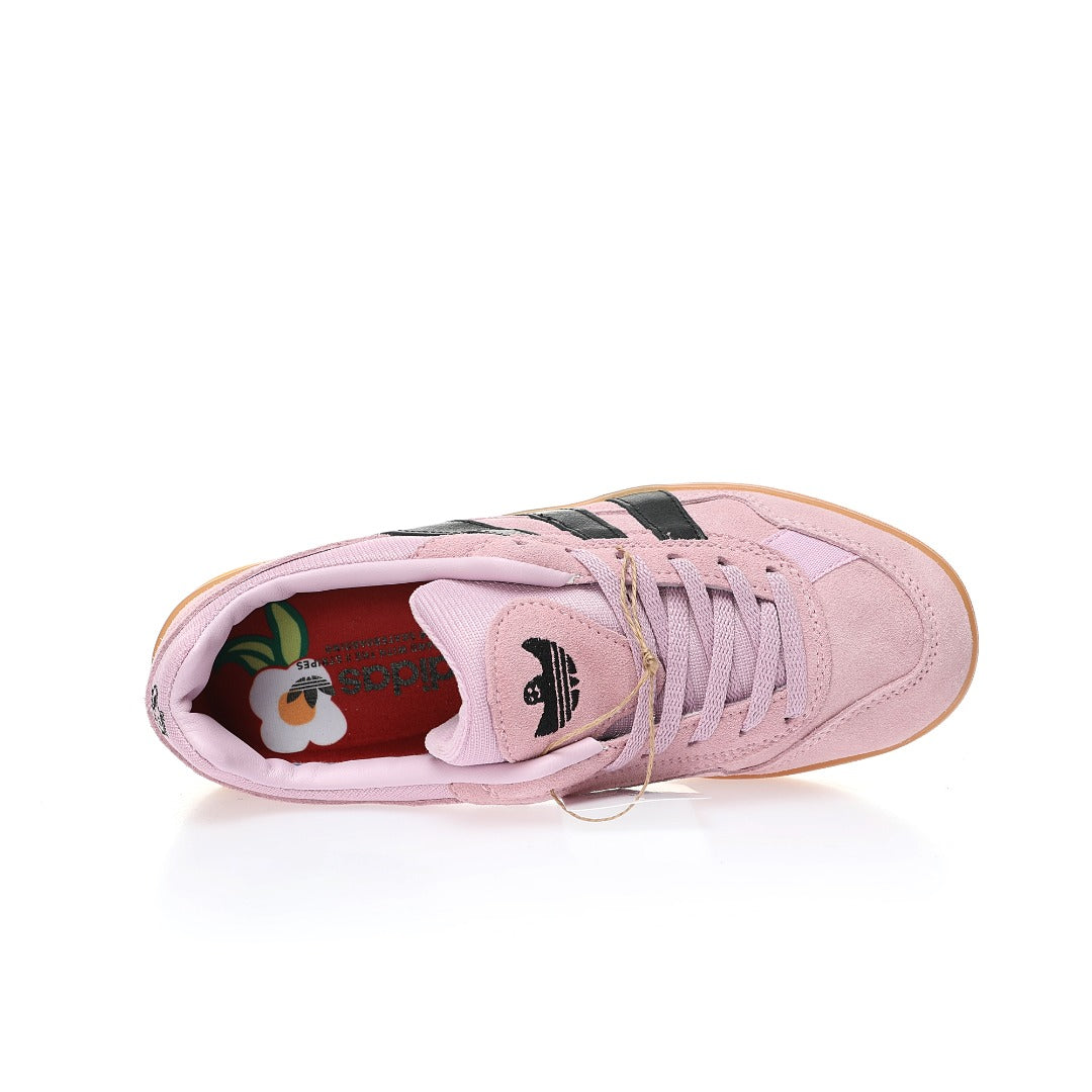 Adidas Originals Gazelle Indoor ¨C Light Pink / Black Gum Suede Low-Top Sneakers