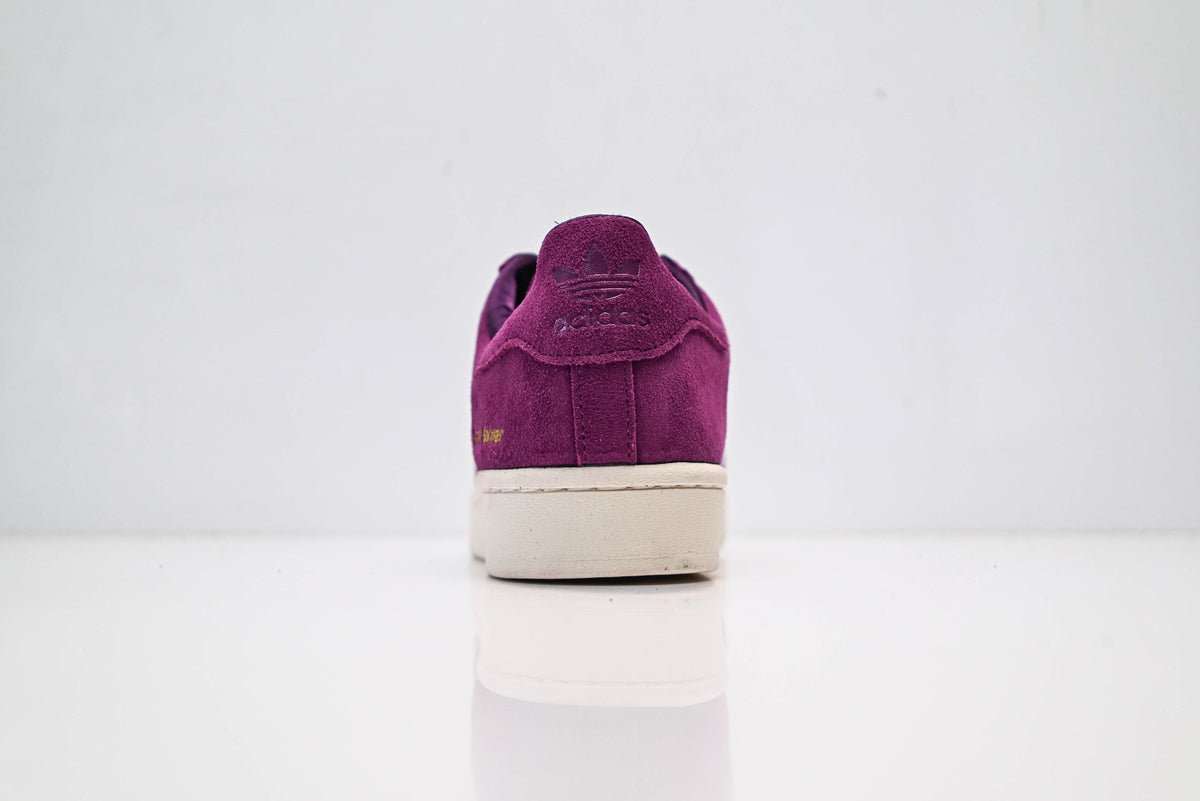 adidas Originals Superstar ¡Á Wales Bonner ¨C Purple with Gold 3-Stripes & White Shell Toe