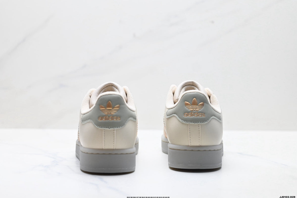 adidas Originals Superstar ¡ª Cream Clay-Orange & Grey | White Shell Toe