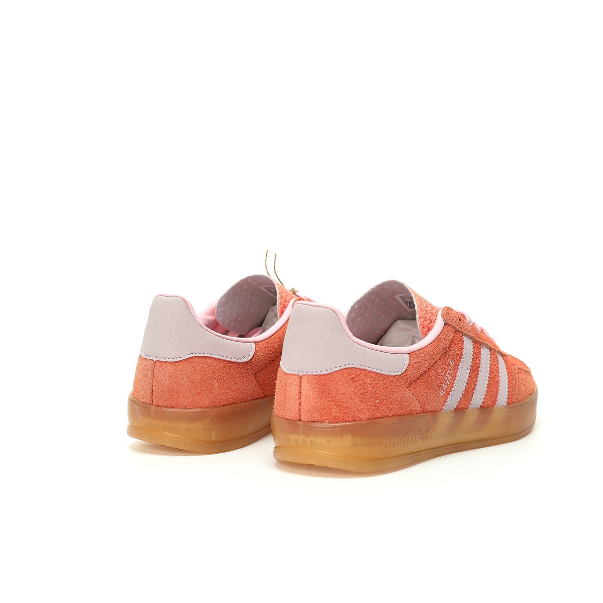 Adidas Originals Gazelle Indoor ¨C Orange / Pink Gum Suede Low-Top Sneakers