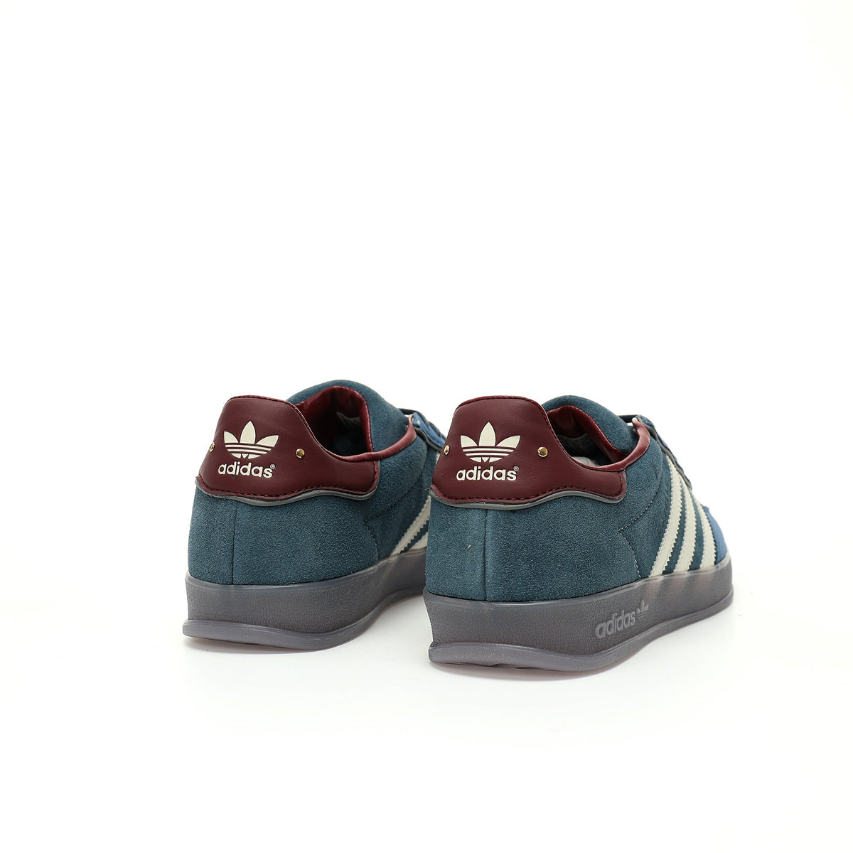 Adidas Originals Gazelle Indoor ¨C Blue / Burgundy / Grey Sole Suede Low-Top Sneakers