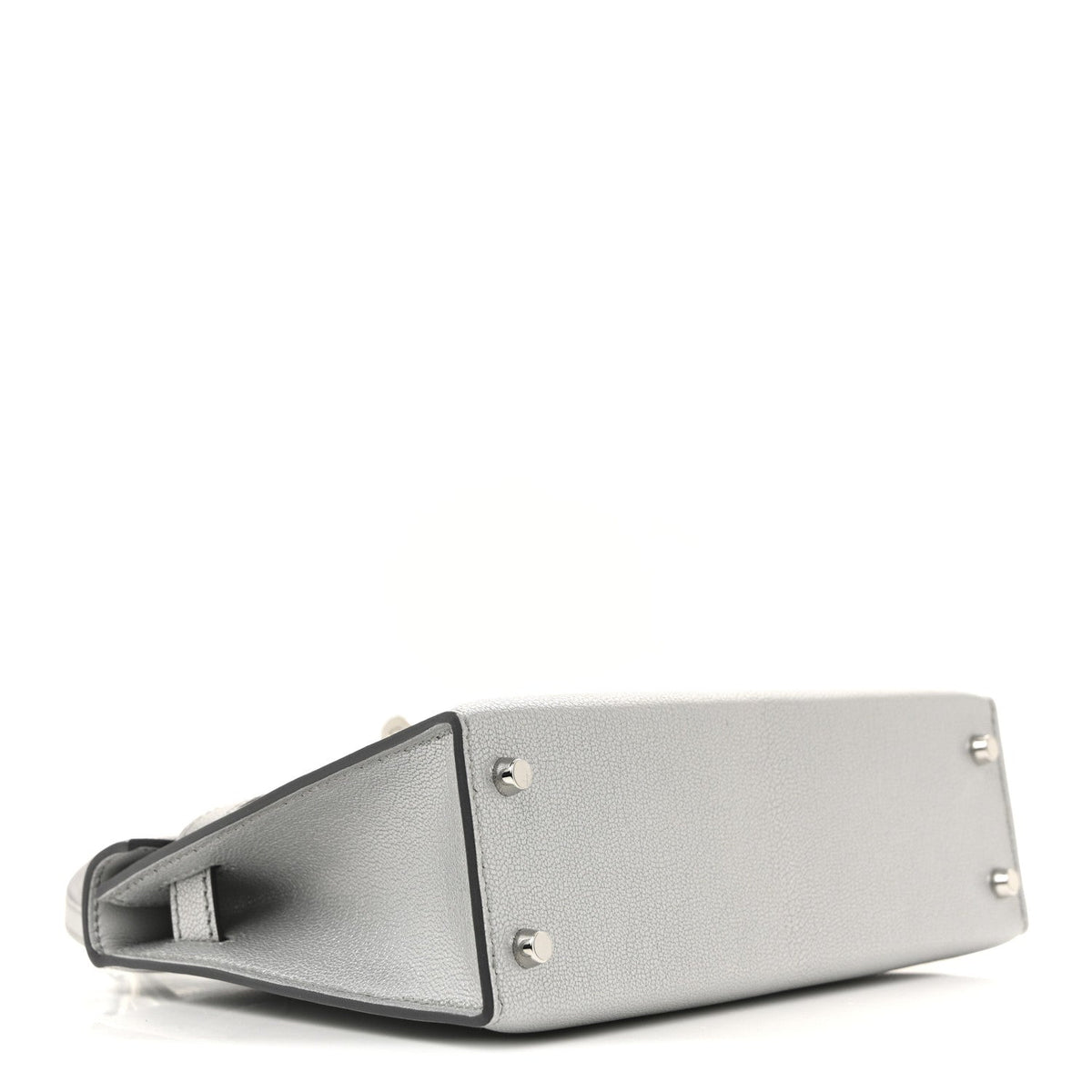 Metallic Chevre Chamkilight Mini Kelly Sellier 20 Argent