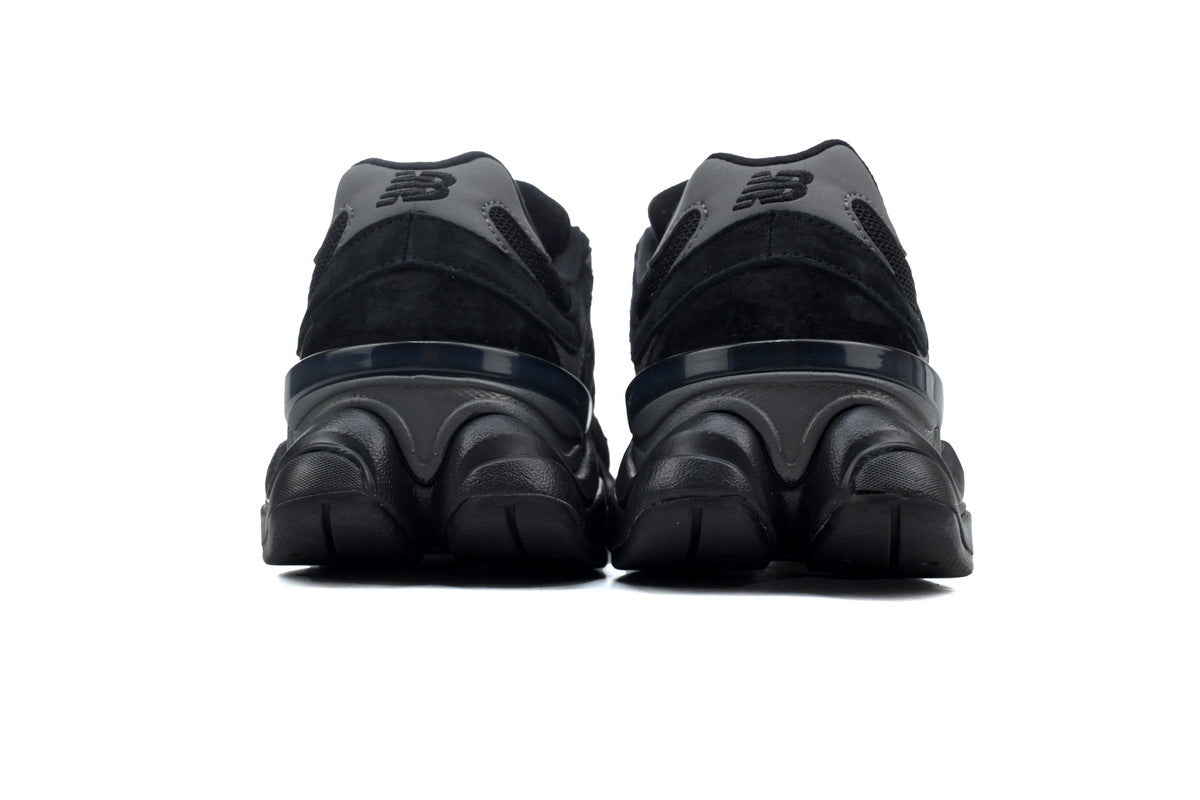 New Balance 9060 Women's & Men's Black Charcoal Chunky Retro Sneakers