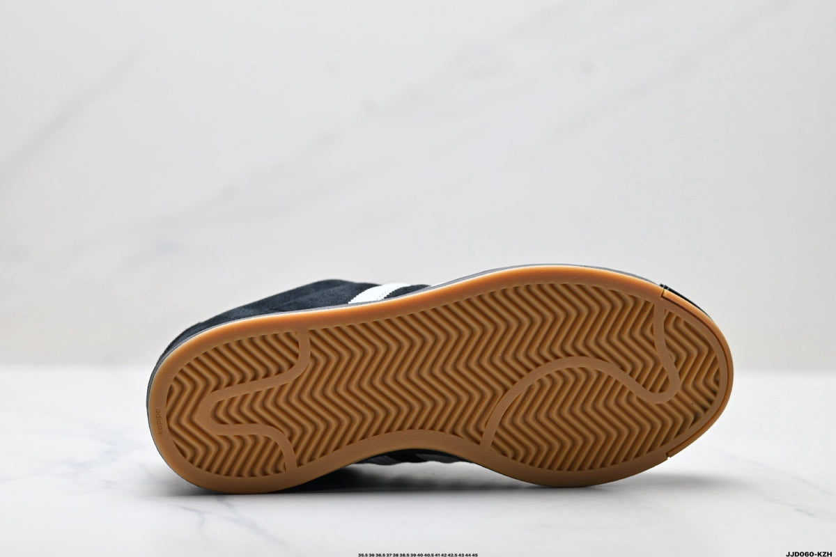 adidas Originals Superstar ¡ª Black Suede & White | Gum Shell Toe