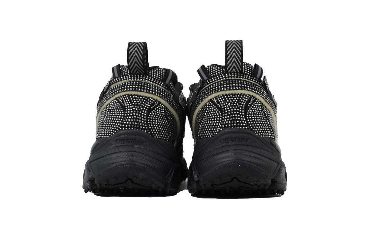 Off-White Be Right Back Women's Men's Black Sparkle Chunky Sneakers