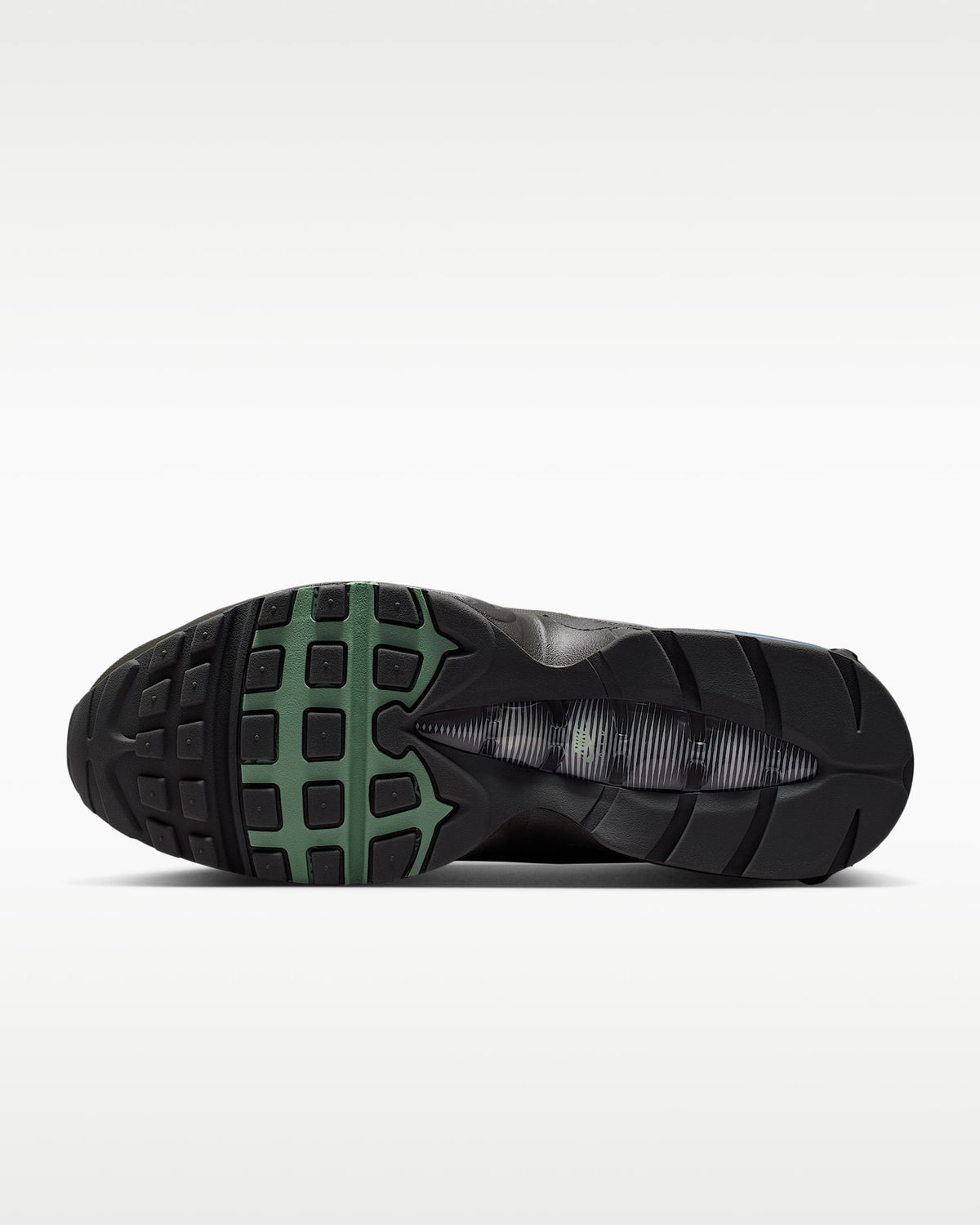 Nike Air Max 95 ¨C Purple / Grey / Green Mesh Athletic Sneakers