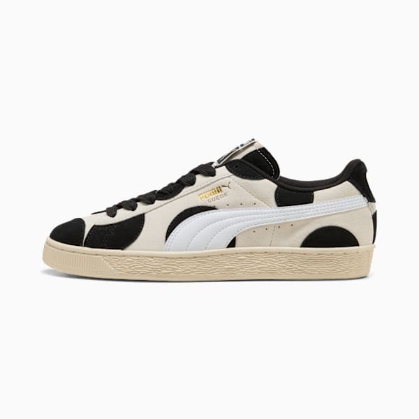 Puma Suede ¡ª Cream / Black / Polka Dot puma shoes for men  womens shoes  roma shoes