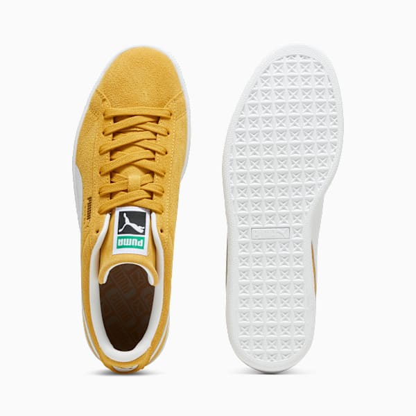 PUMA Suede Classic Mustard Yellow-White  puma shoes for men  womens shoes  roma shoes