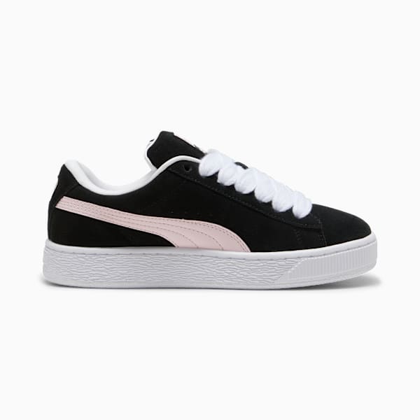 PUMA Suede XL Black-Pastel Pink-Gold puma shoes for men  womens shoes  roma shoes
