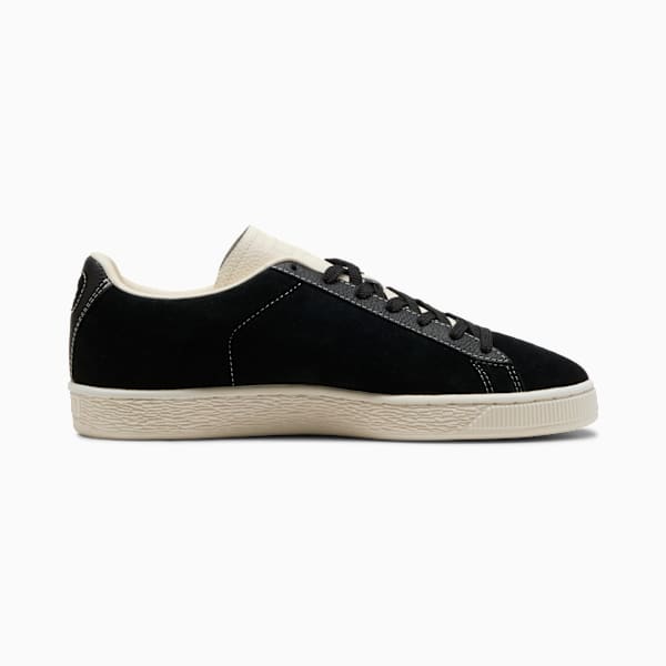 PUMA Suede Vintage Black-Off-White Stitch puma shoes for men  womens shoes  roma shoes