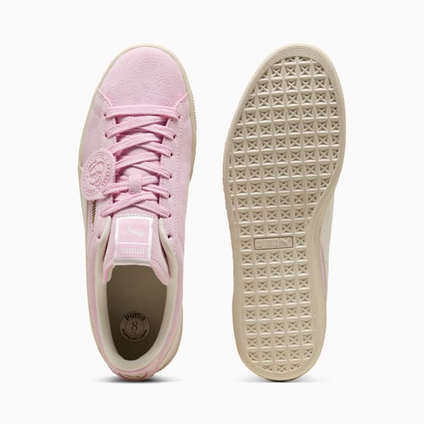 PUMA Suede Classic Pastel Pink-Off-White-Gold puma shoes for men  womens shoes  roma shoes