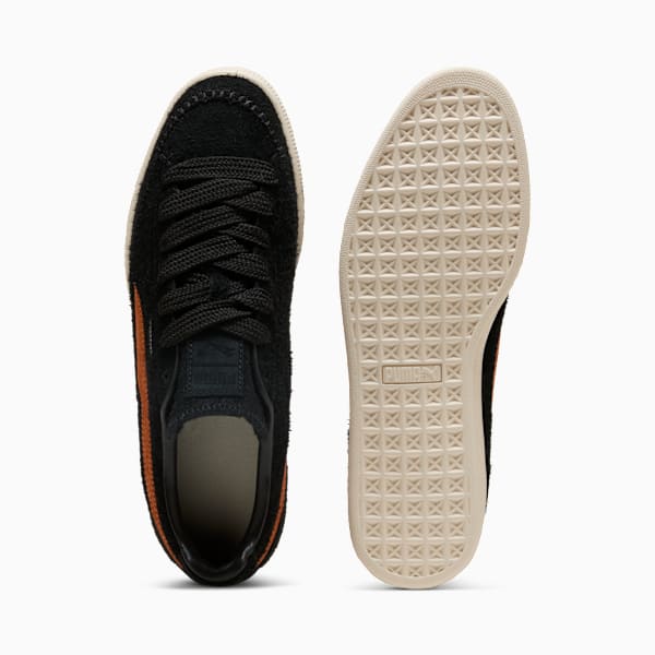 PUMA Suede VTG Black-Caramel Orange-Stitched-Vintage Off-White puma shoes for men  womens shoes  roma shoes