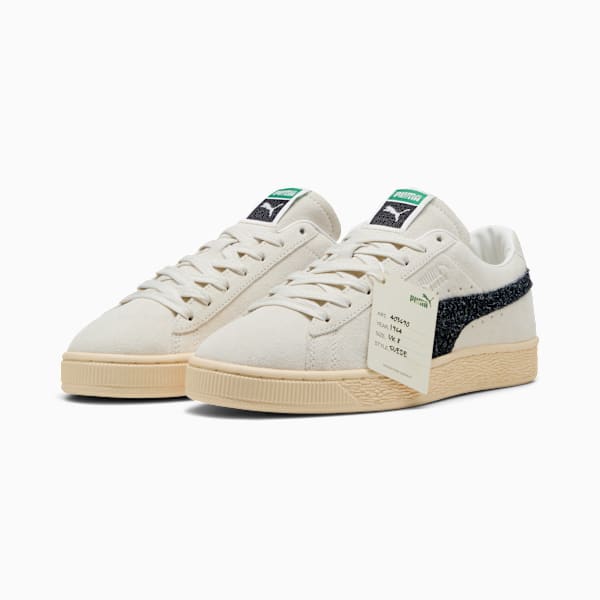 PUMA Suede VTG Off-White-Black Speckled Formstrip-Gum Sole puma shoes for men  womens shoes  roma shoes