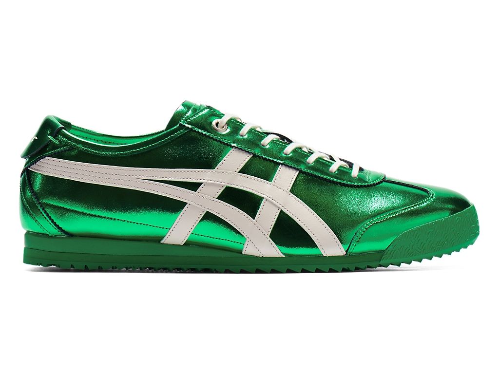Onitsuka Tiger Mexico 66 Unisex Sneakers ¨C Metallic Gold White Stripe  running shoes women asics mens shoes