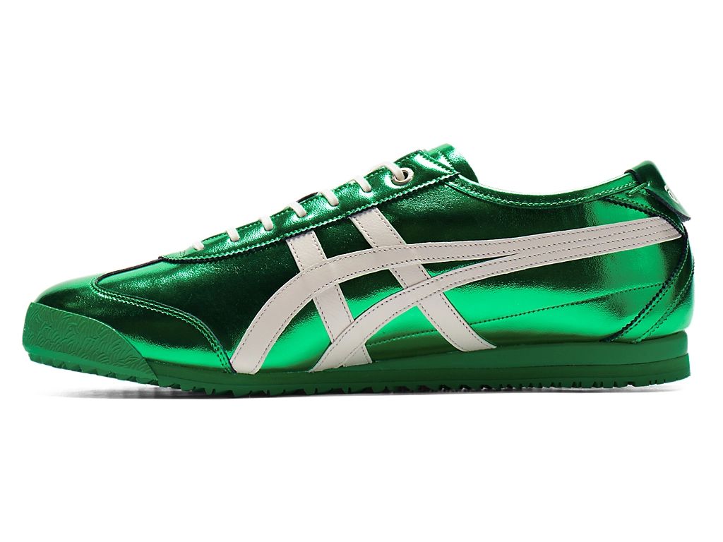 Onitsuka Tiger Mexico 66 Unisex Sneakers ¨C Metallic Gold White Stripe  running shoes women asics mens shoes