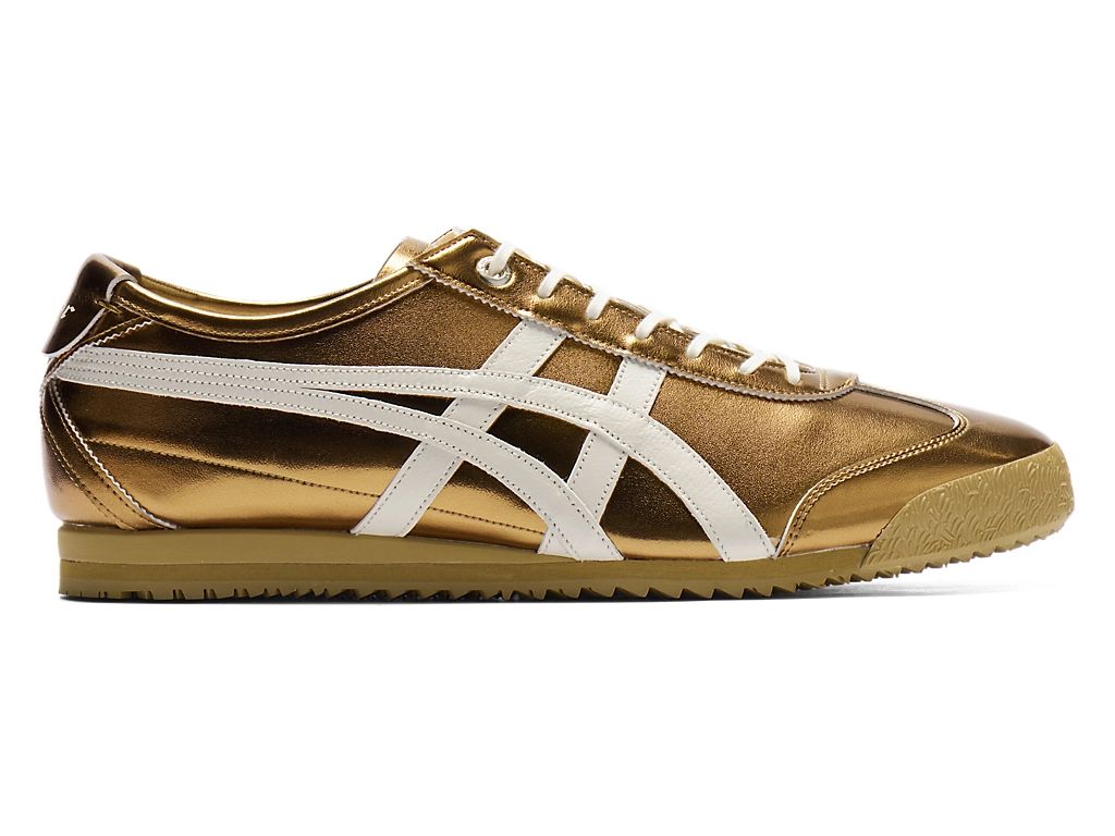 Onitsuka Tiger Mexico 66 Unisex Sneakers ¨C Metallic Green White Stripe  running shoes women asics mens shoes