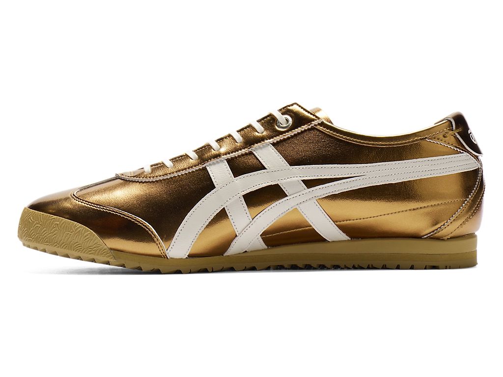 Onitsuka Tiger Mexico 66 Unisex Sneakers ¨C Metallic Green White Stripe  running shoes women asics mens shoes