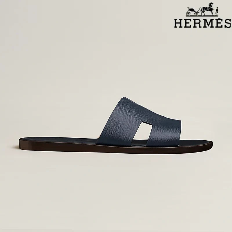 Herm¨¨s Oasis Taupe Block Heel Mule