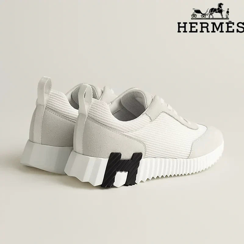 Herm¨¨s womens shoes men sneaker White Electric Sneakers