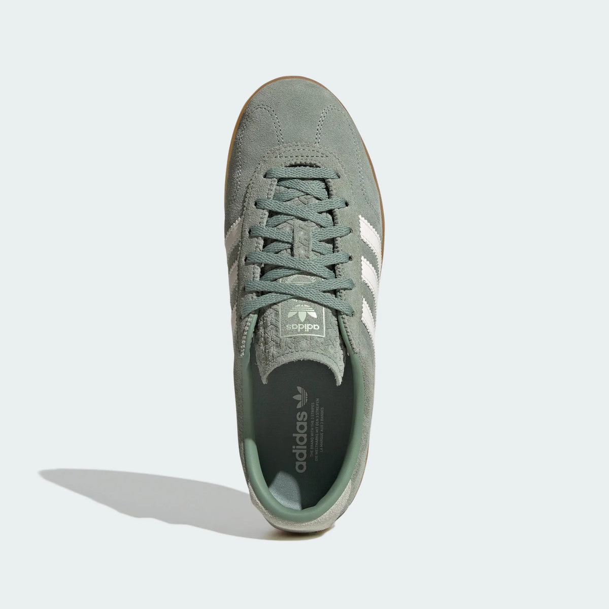 Adidas Originals ¨C Sage Green / Off-White Suede Casual Sneakers