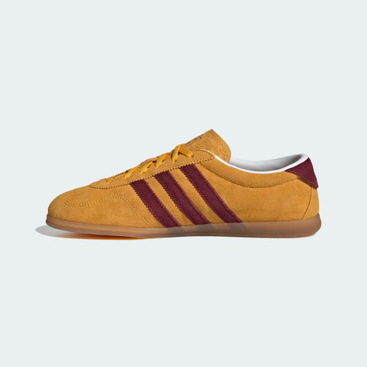 Adidas Originals ¨C Golden Yellow / Burgundy Suede Casual Sneakers