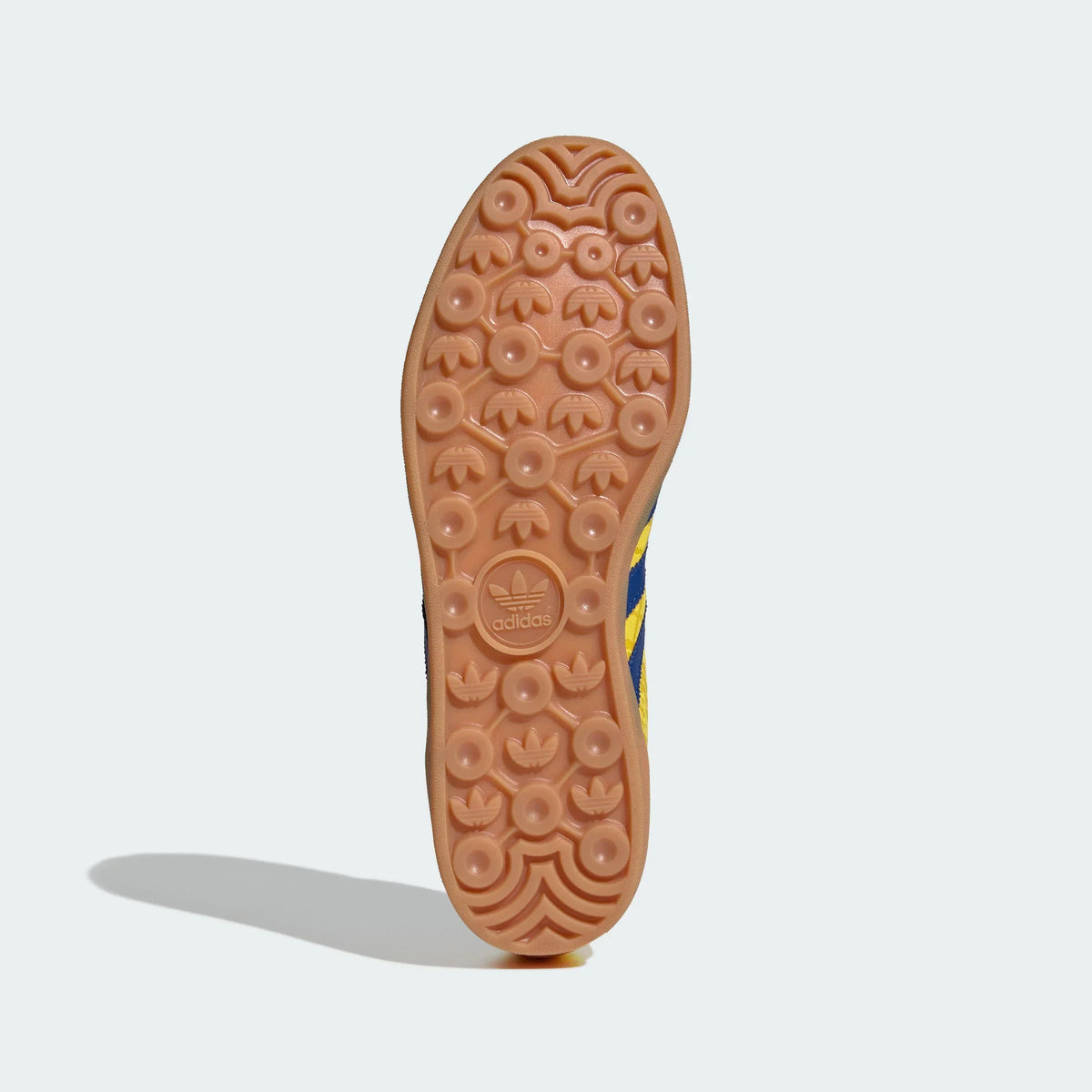 Adidas Originals ¨C Yellow / Blue Jacquard Suede Casual Sneakers