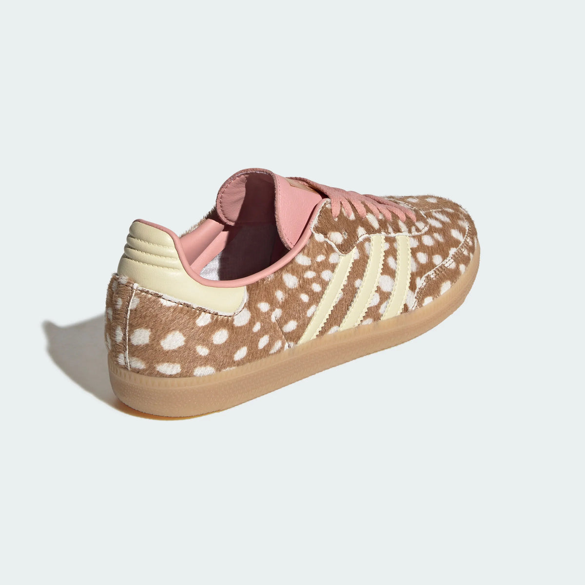 Adidas Originals ¨C Brown / Pink Polka-Dot Pony Hair Casual Sneakers