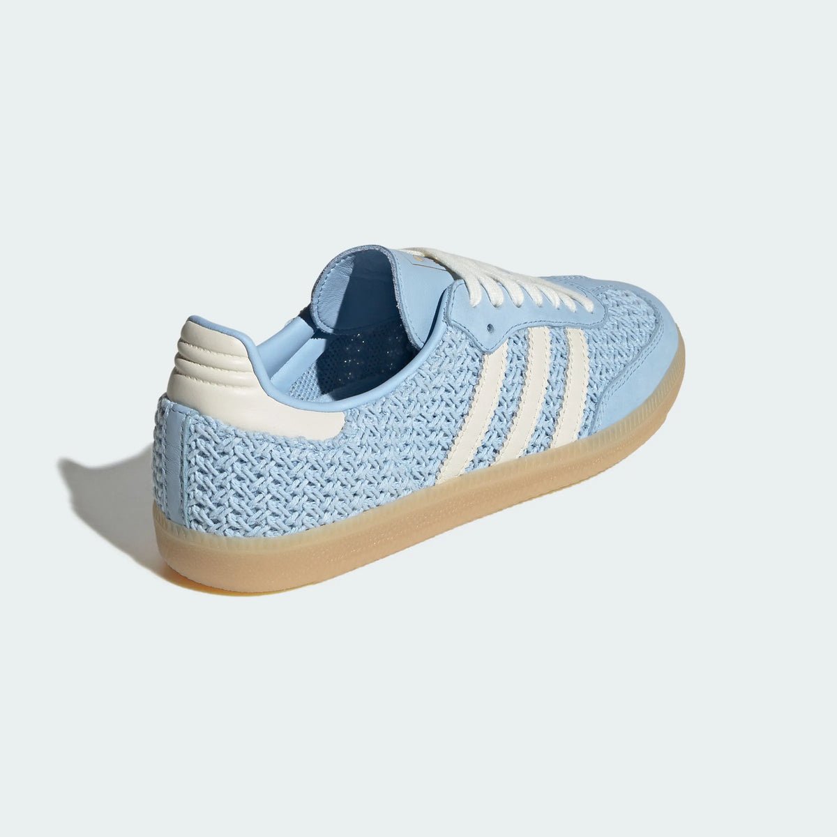 Adidas Originals ¨C Light Blue / Cream Woven Suede Casual Sneakers