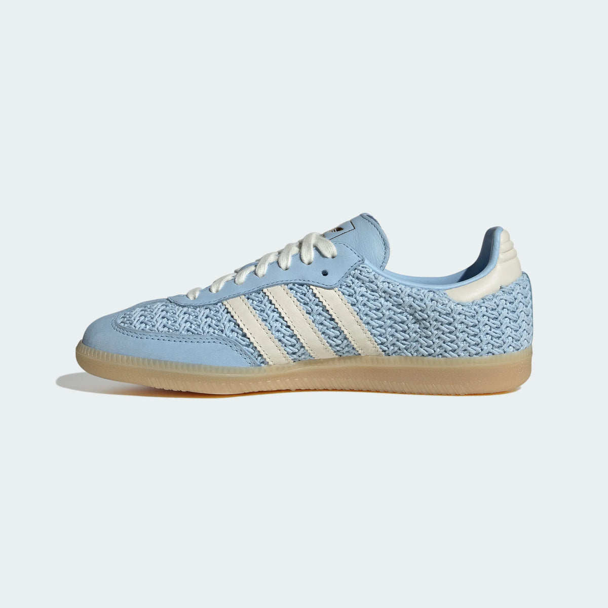 Adidas Originals ¨C Light Blue / Cream Woven Suede Casual Sneakers