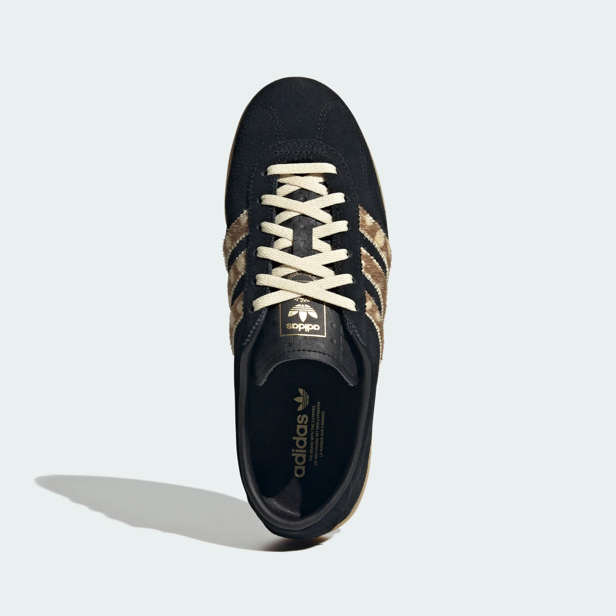 Adidas Originals ¨C Black Leopard Print Suede Casual Sneakers