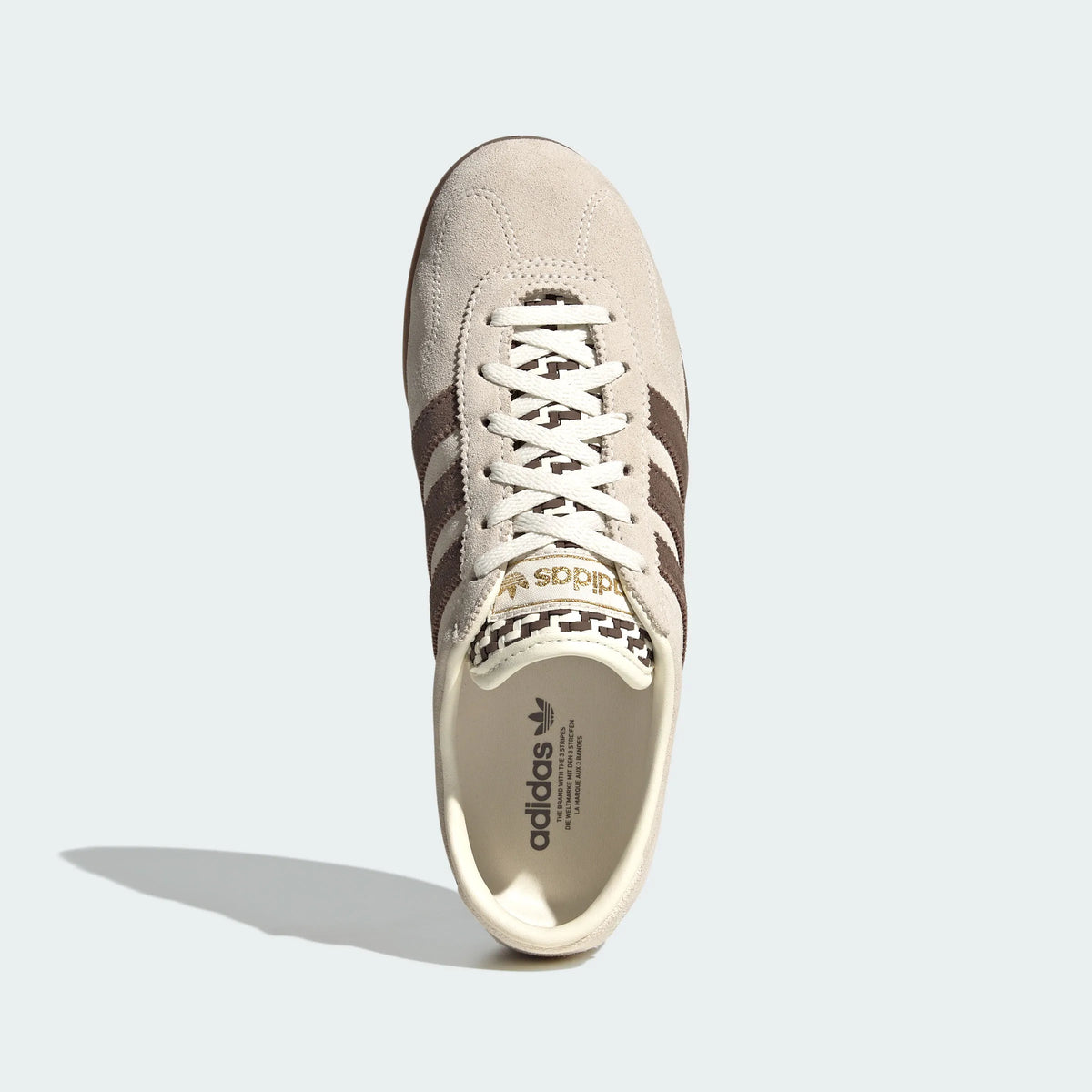 Adidas Originals ¨C Off-White / Brown Suede Casual Sneakers