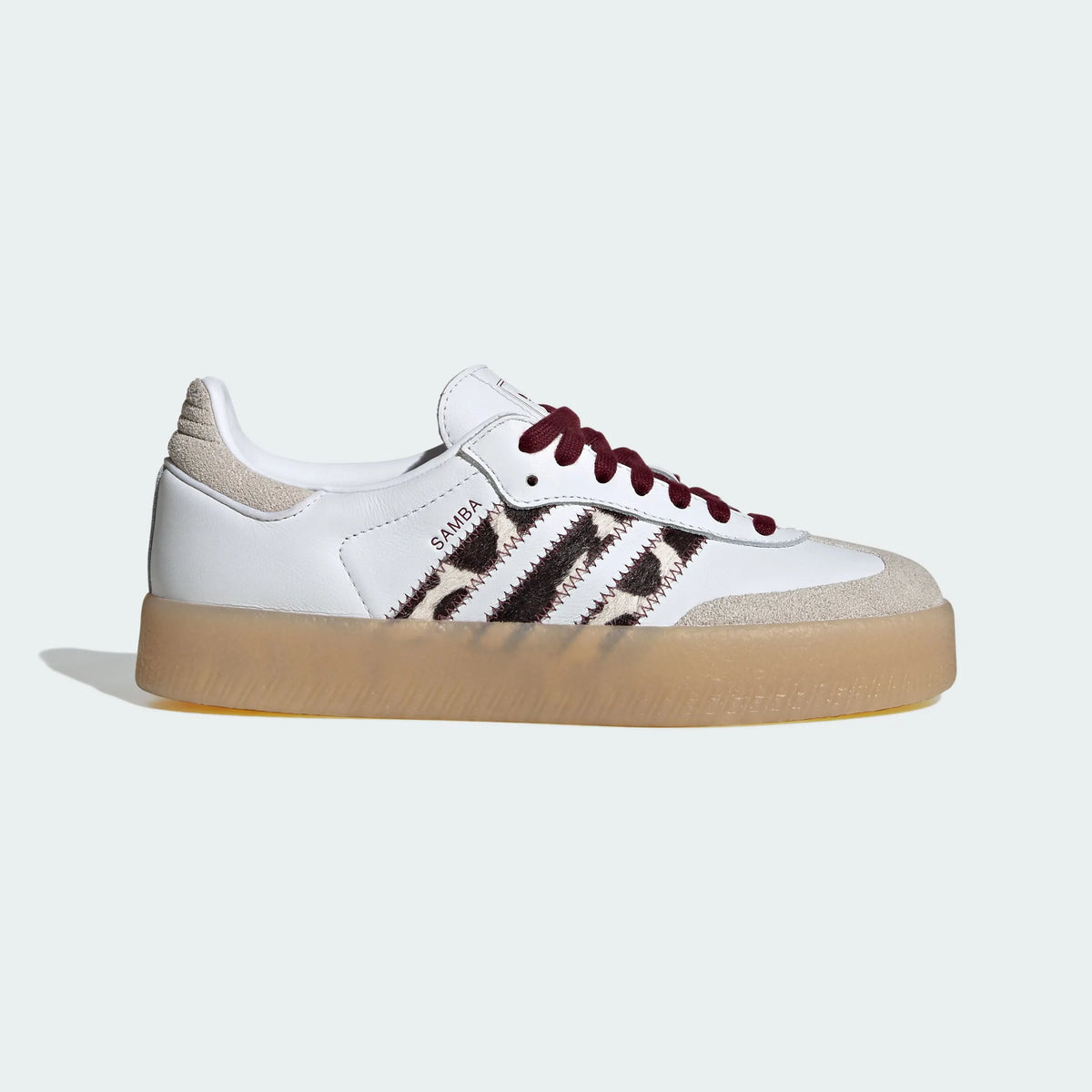 Adidas Originals ¨C White Leopard Print Platform Casual Sneakers
