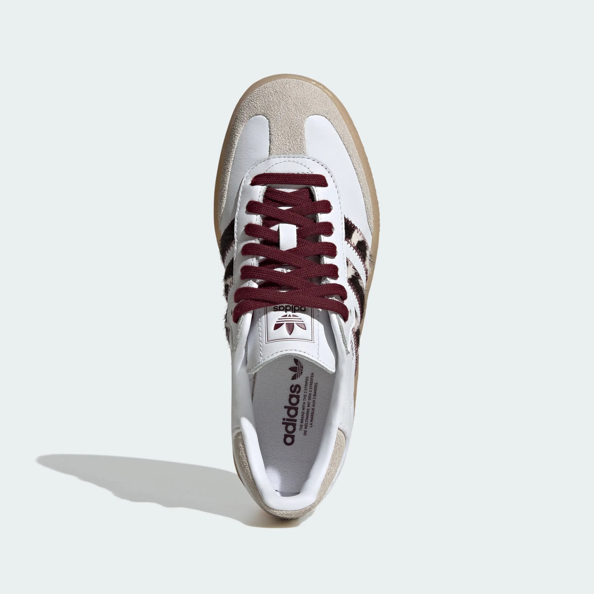 Adidas Originals ¨C White Leopard Print Platform Casual Sneakers