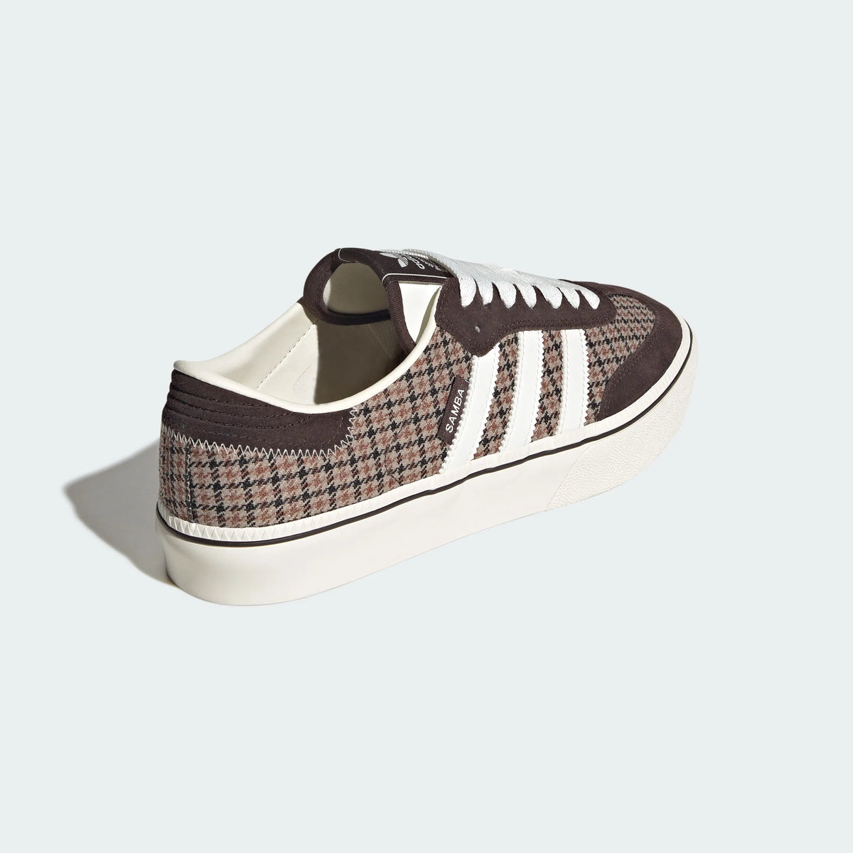 Adidas Originals ¨C Brown Houndstooth Canvas Platform Casual Sneakers