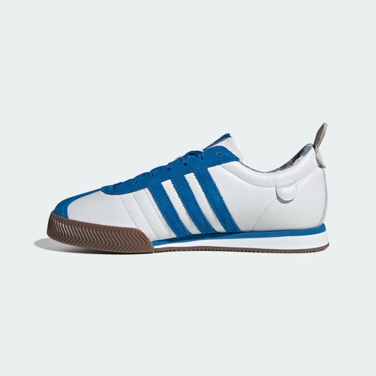 Adidas Originals ¨C White / Blue Leather Retro Casual Sneakers