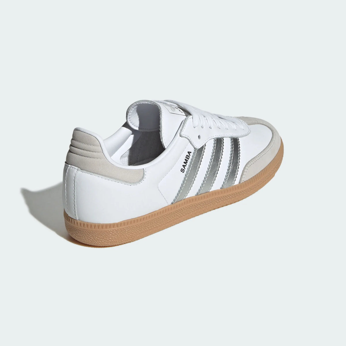 Adidas Originals ¨C White / Silver Leather Casual Sneakers