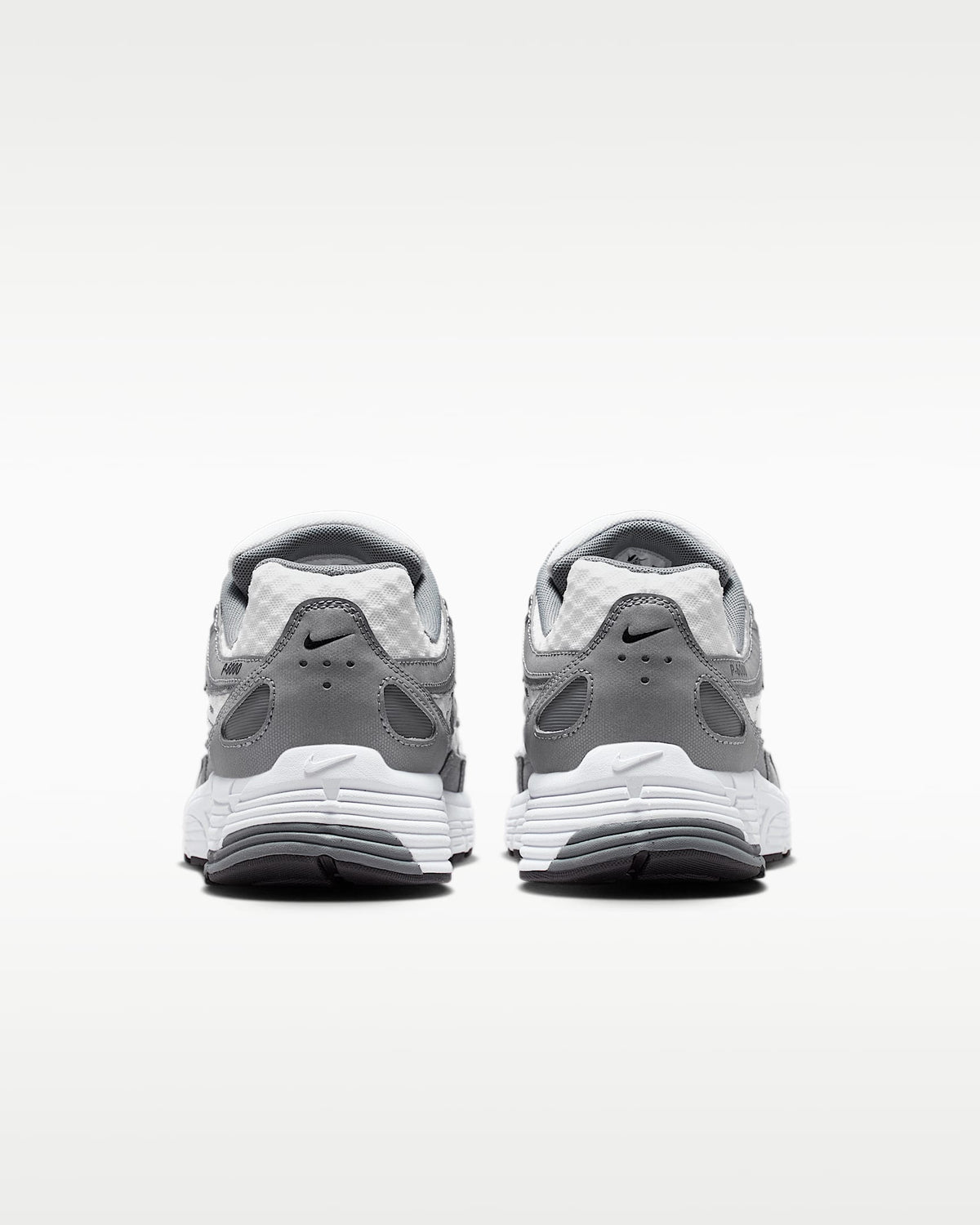 Nike P-6000 ¨C Grey / White / Black Suede Mesh Athletic Sneakers