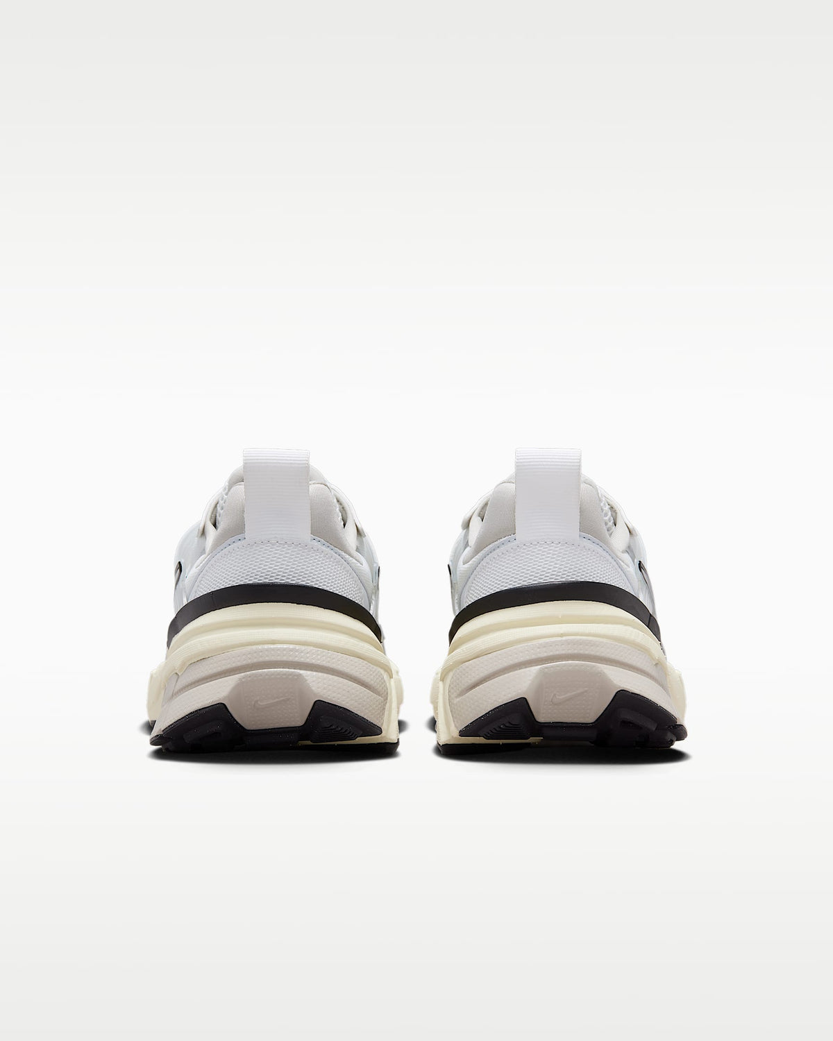 Nike V2K Run ¨C White / Silver / Black Mesh Athletic Sneakers