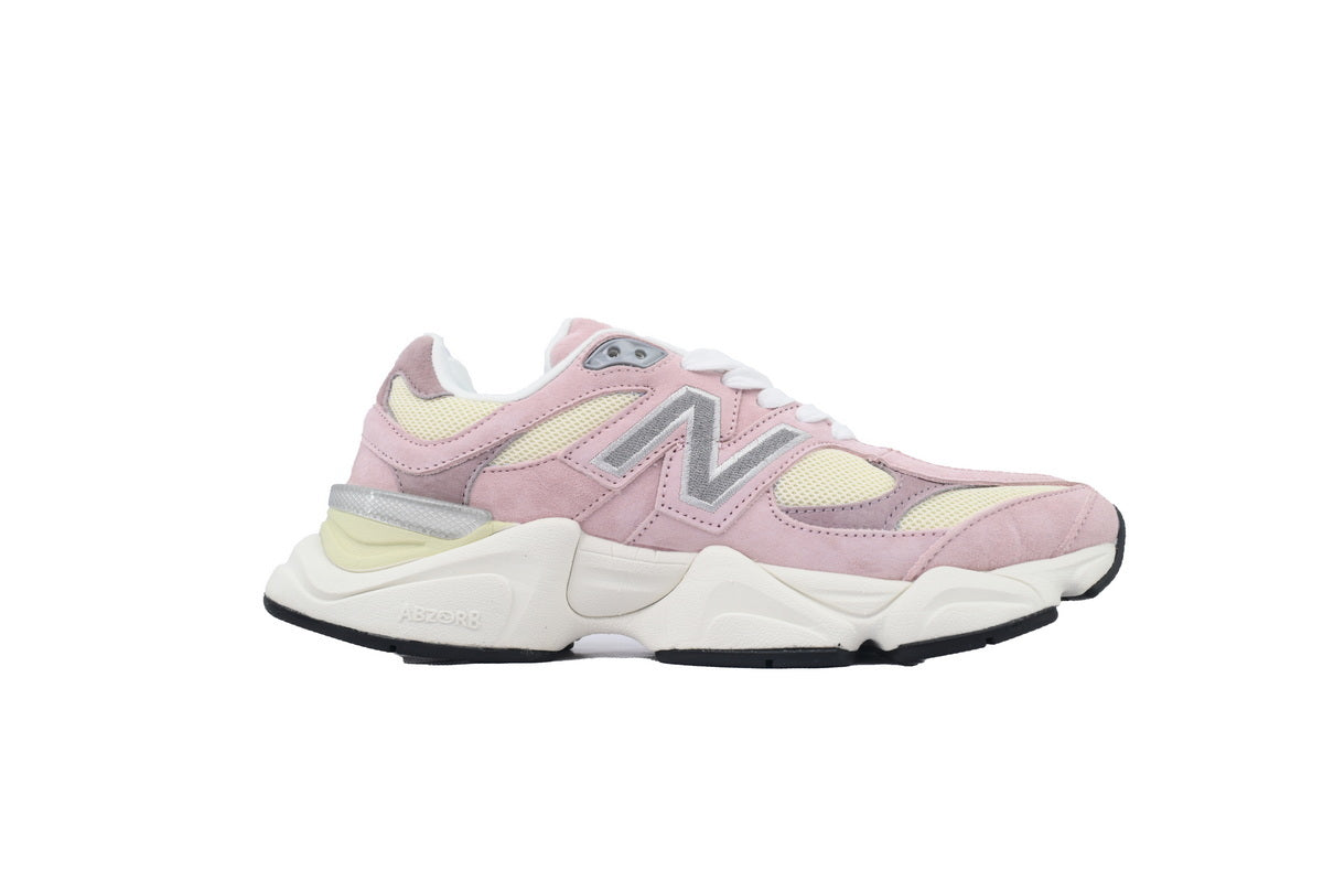 New Balance 9060 Women's & Men's Pink & Cream Chunky Retro Sneakers